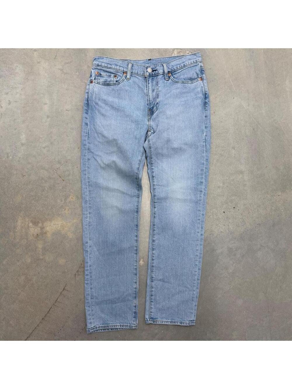 Y2K Men's Levi's Strauss 511 Light Blue Straight Jeans 30x30